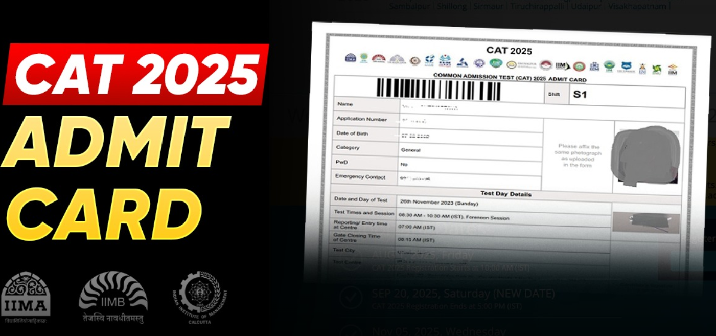 How to Download CAT 2025 Admit Card? Release Date, Download Link