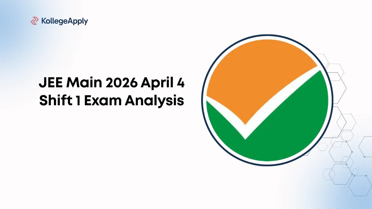 JEE Main 2026 April 4 Shift 1 Exam Analysis, Check Difficulty Level