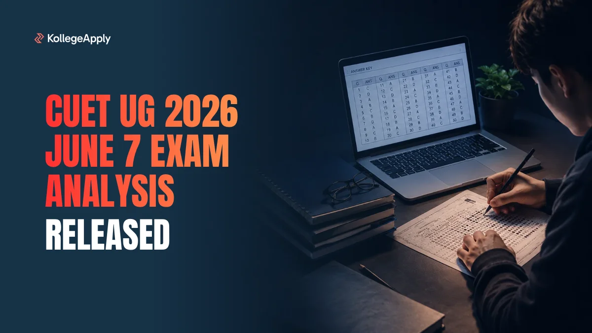 CUET UG 2026 June 7 Exam Analysis OUT: Shifts 1 & 2 Paper Review