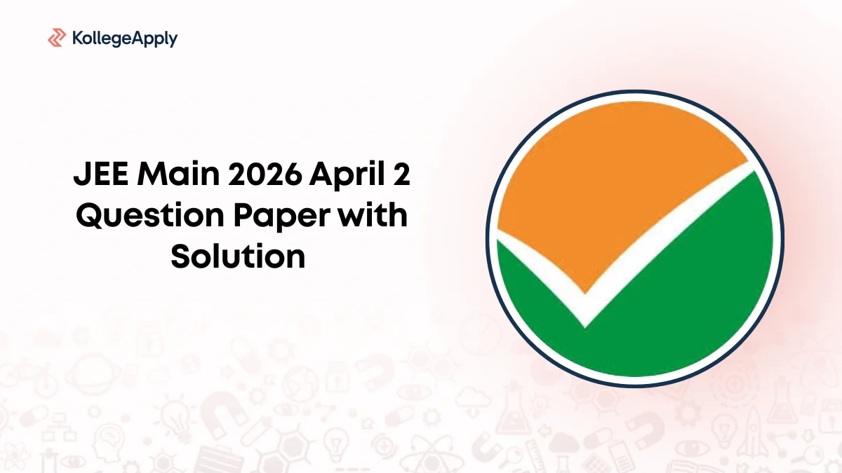JEE Main 2026 April 2 Question Paper with Solution