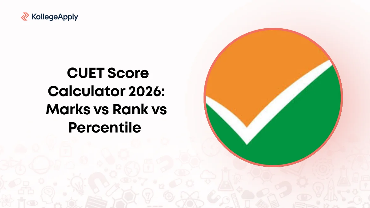 CUET Score Calculator 2026: Marks vs Rank vs Percentile
