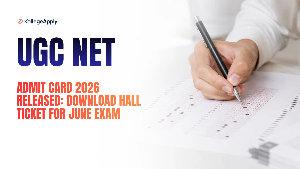 UGC NET Admit Card 2026 Released: Download Hall Ticket for June Exam