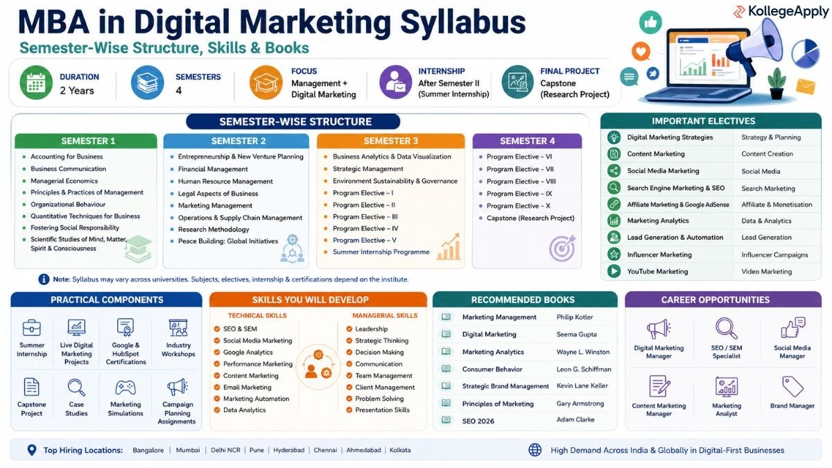 MBA in Digital Marketing syllabus