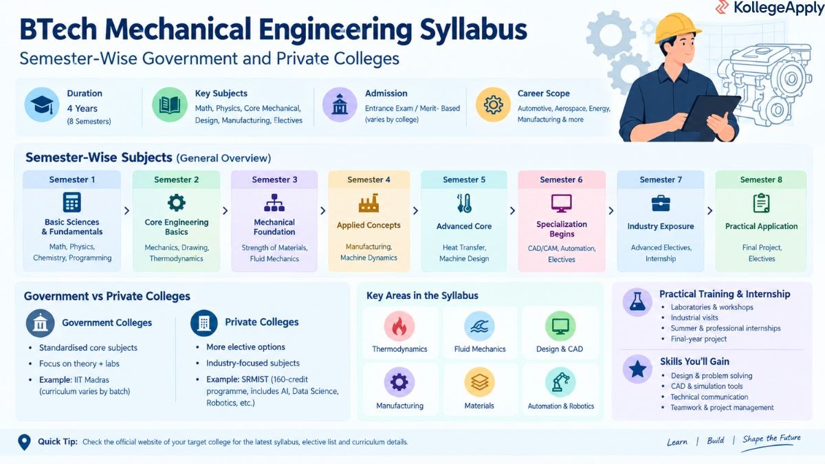 BTech Mechanical Engineering Syllabus