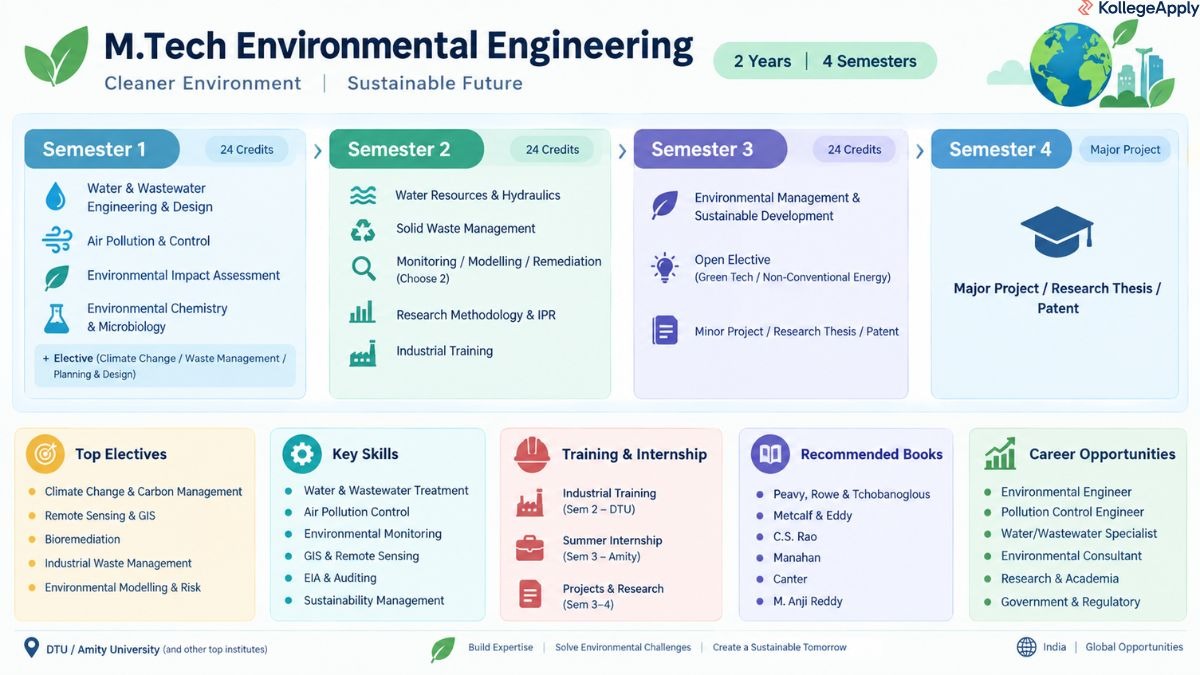 M.Tech Environment Engineering Syllabus
