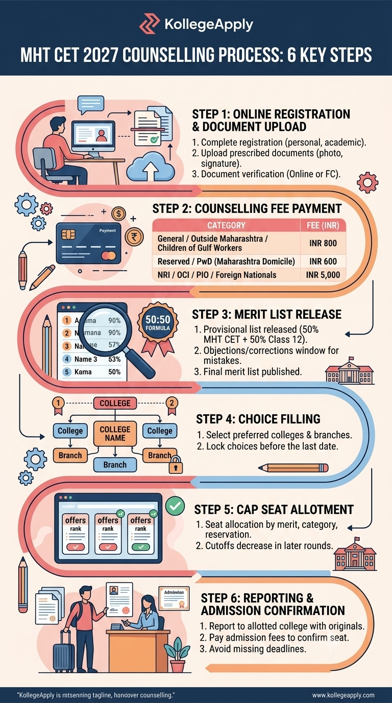 mht-cet-2027-counselling-process-infographic