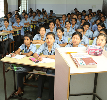Hillside Group of Institutions Nursing classroom
