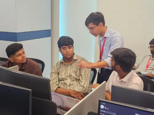 SRM University Sonepat computer lab