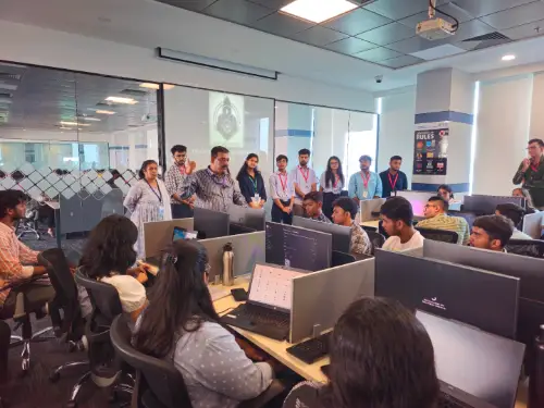 SRM University Sonepat computer lab