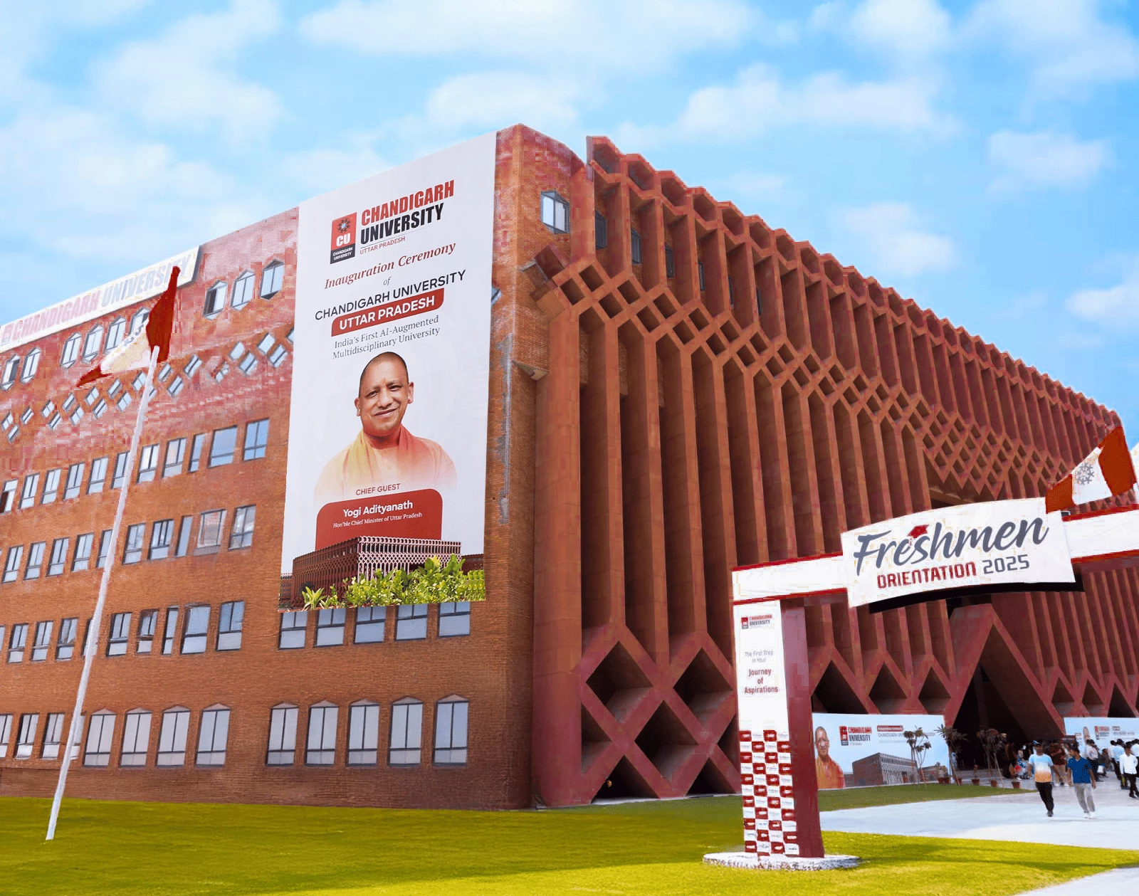 Chandigarh University UP Campus View