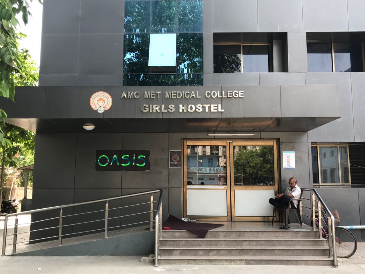 AMC MET Medical College Hostel Building