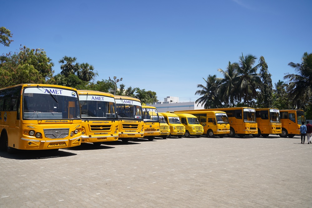 AMET University Powered by Emversity Transport Facility