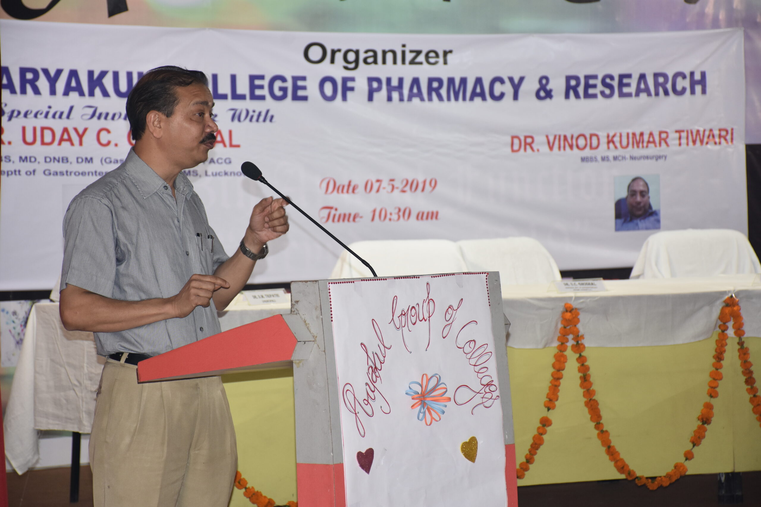 Aryakul College of Pharmacy and Research, Sitapur Guest Lectures