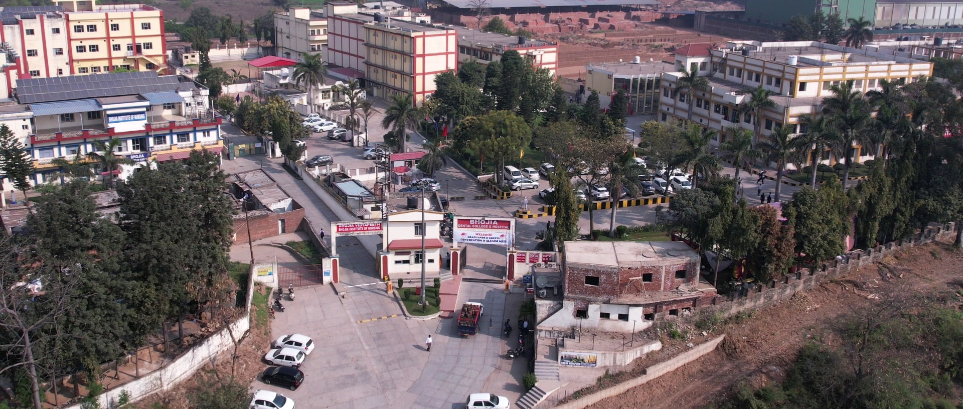 Bhojia Dental College and Hospital Campus View