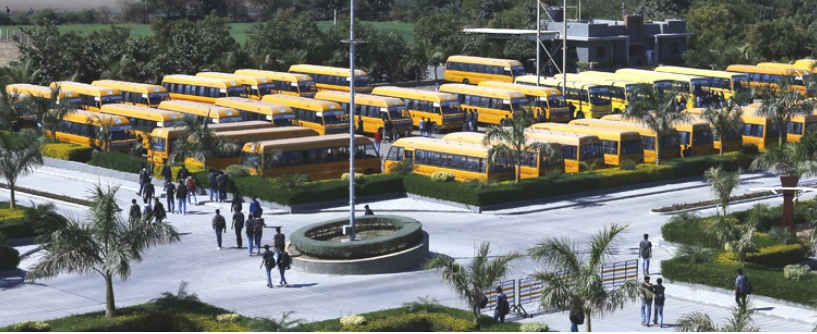 Darshan University Transport Facility