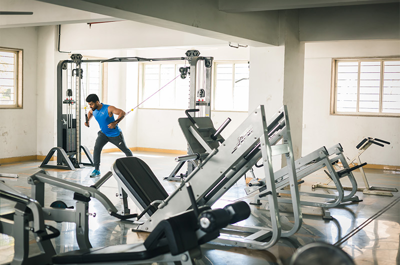 DY Patil B School Gymnasium