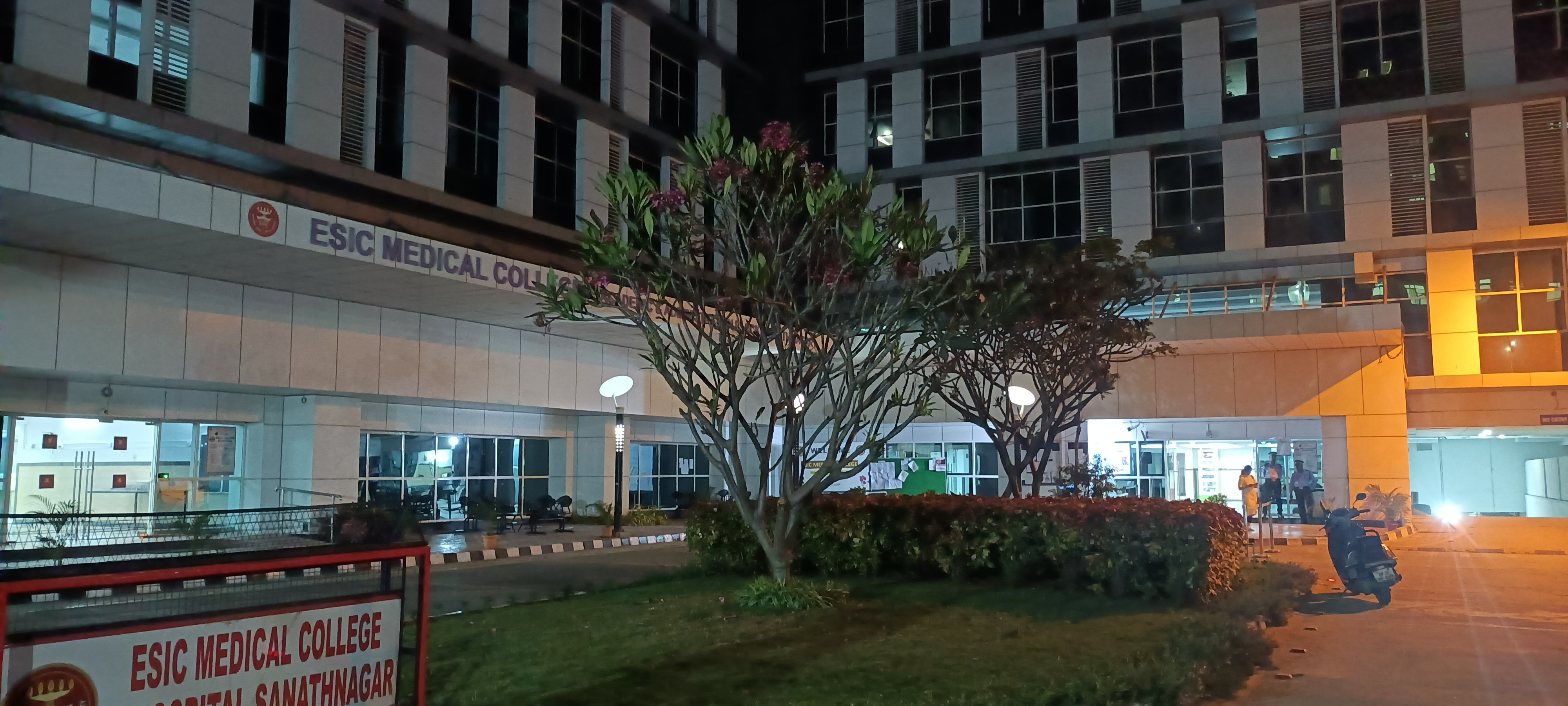 ESIC MCH Night View