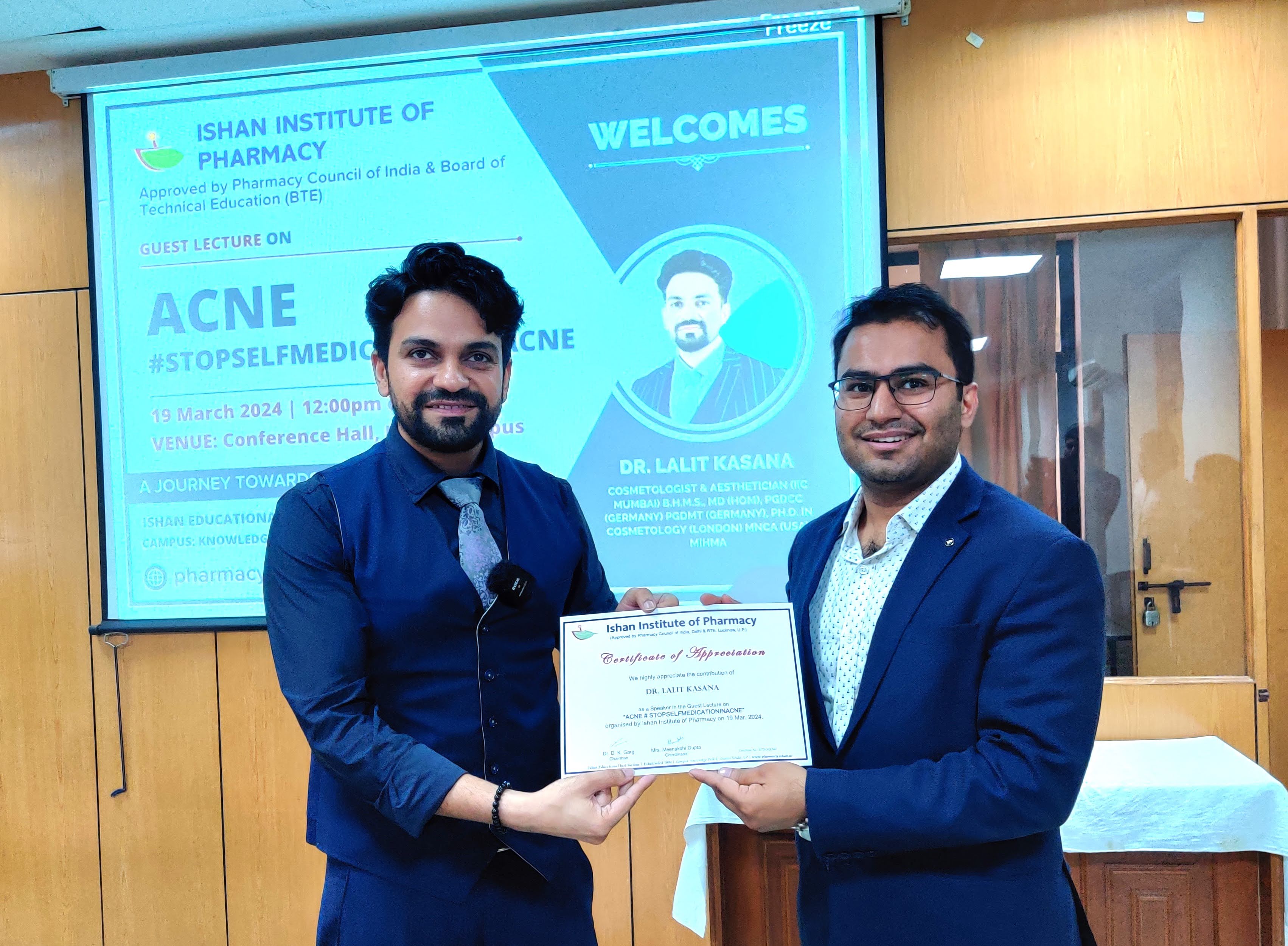 Ishan Institute of Pharmacy Guest Lectures(2)
