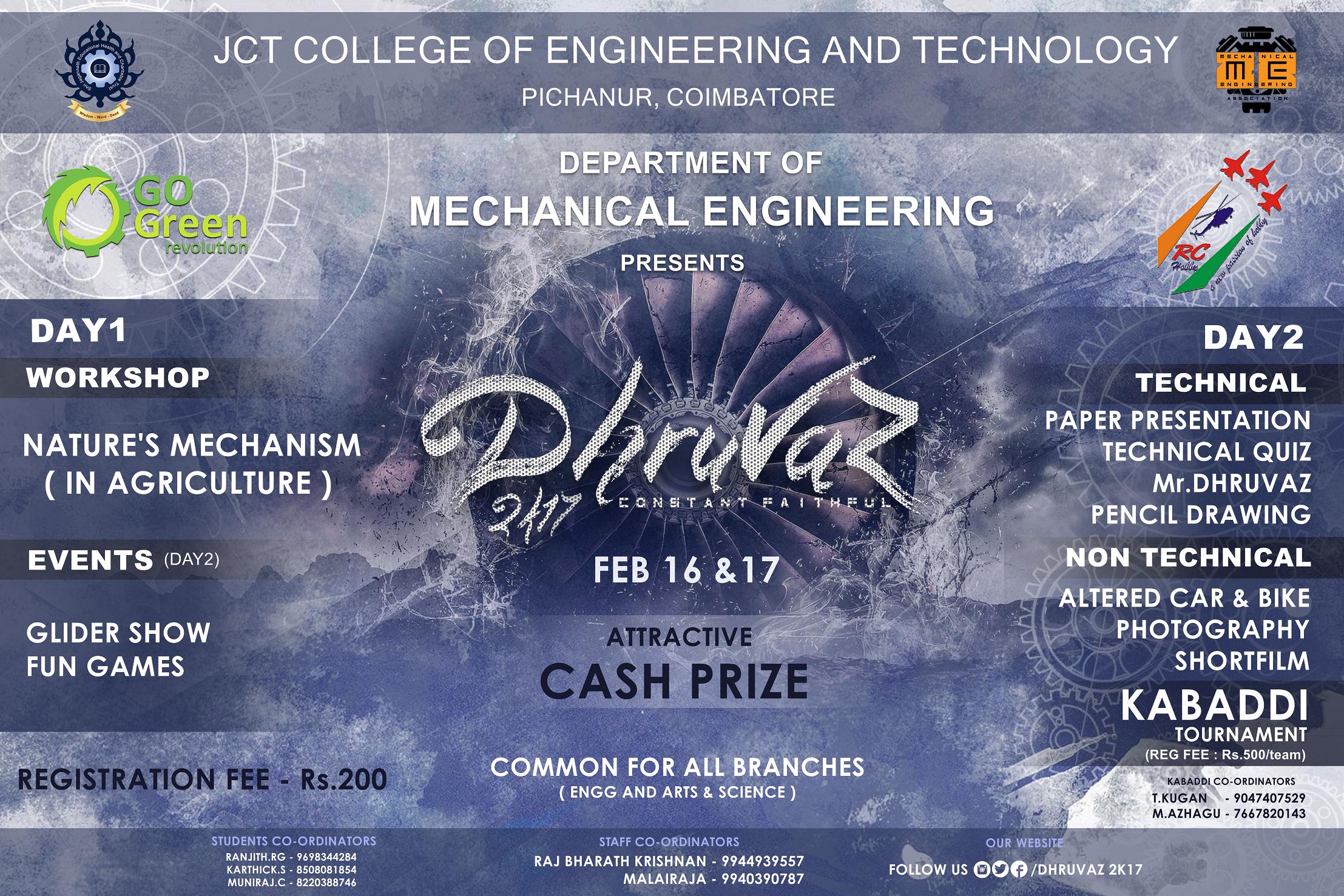 JCT College of Engineering and Technology Event