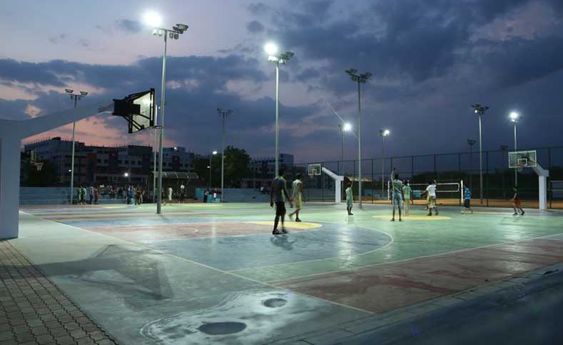 K Ramakrishnan College of Engineering Sports Facility