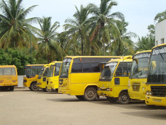 Krupanidhi College of Pharmacy Transport Facility