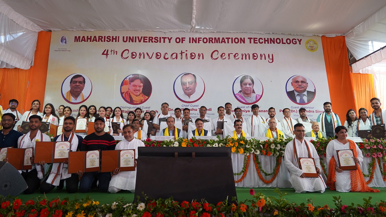 Maharishi University of Information Technology Lucknow Convocation