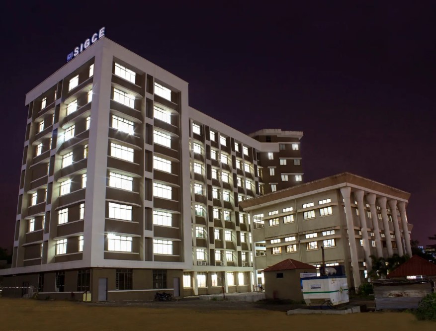 Rajeev Gandhi College of Management Studies Night View