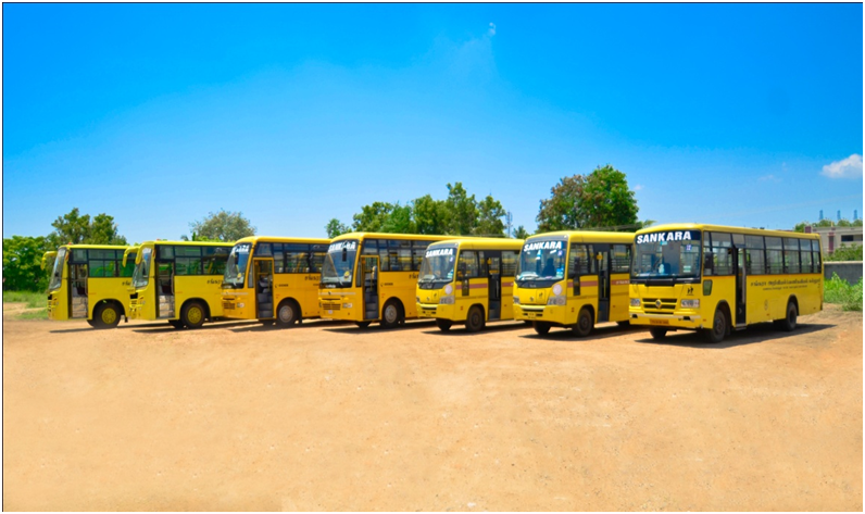 Sankara College of Science and Commerce Transport Facility