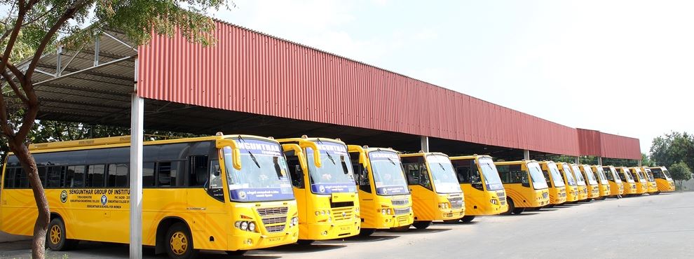 Sengunthar Engineering College Transport Facility