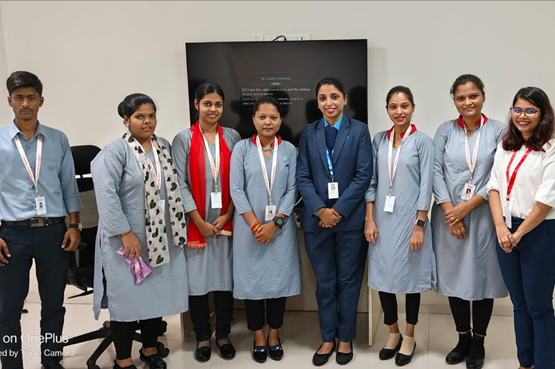 Tech Mahindra SMART Academy for Healthcare, Navi Mumbai Industrial Visit