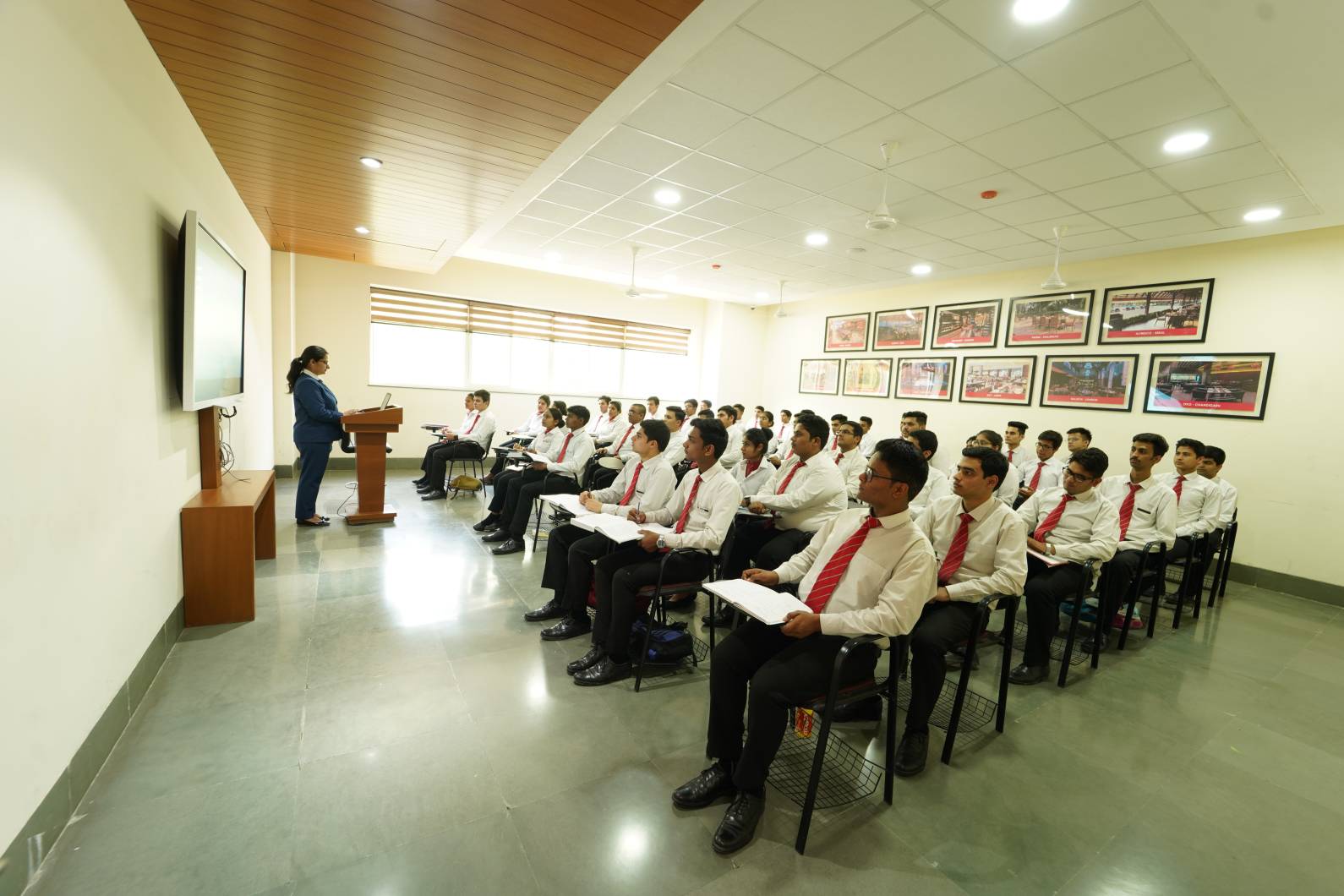 The Lalit Suri Hospitality School Classroom