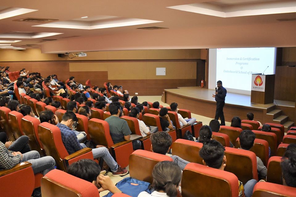 UIM, Karnavati University Auditorium