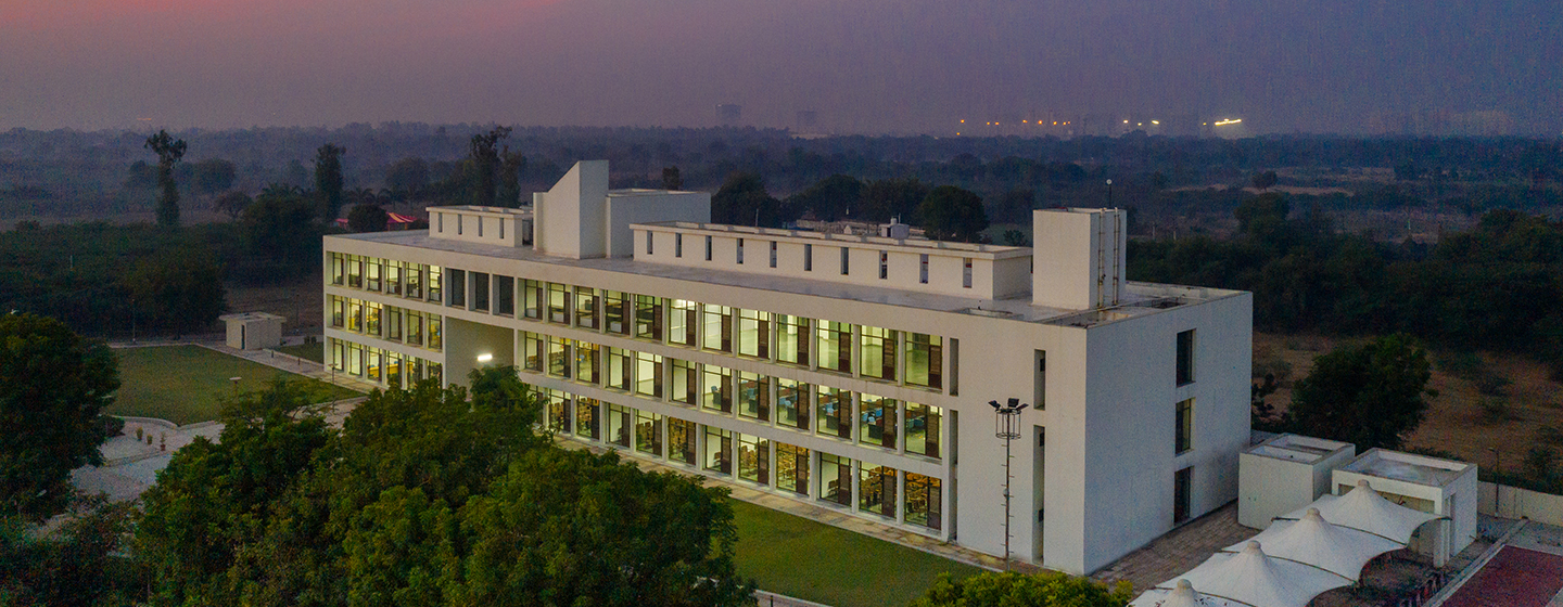 Adani Institute of Digital Technology Management Night View