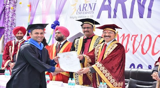 Arni University Himachal Pradesh Convocation