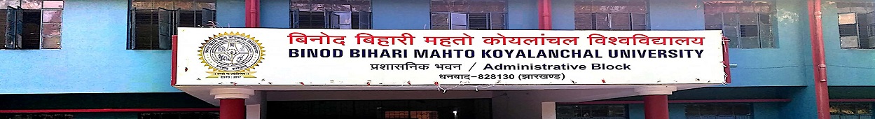 Binod Bihari Mahto Koyalanchal University, Dhanbad Others(1)