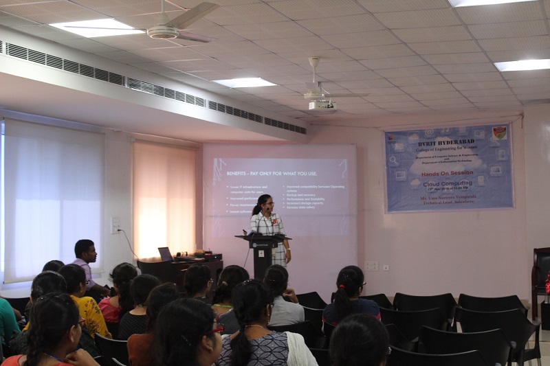 BVRIT Hyderabad Seminar hall