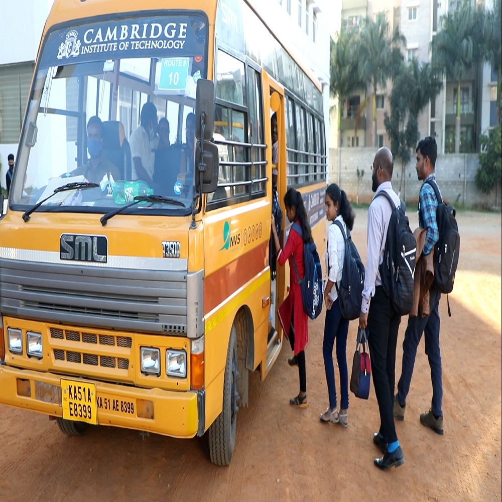 Cambridge Institute of Technology Bangalore Transport Facility