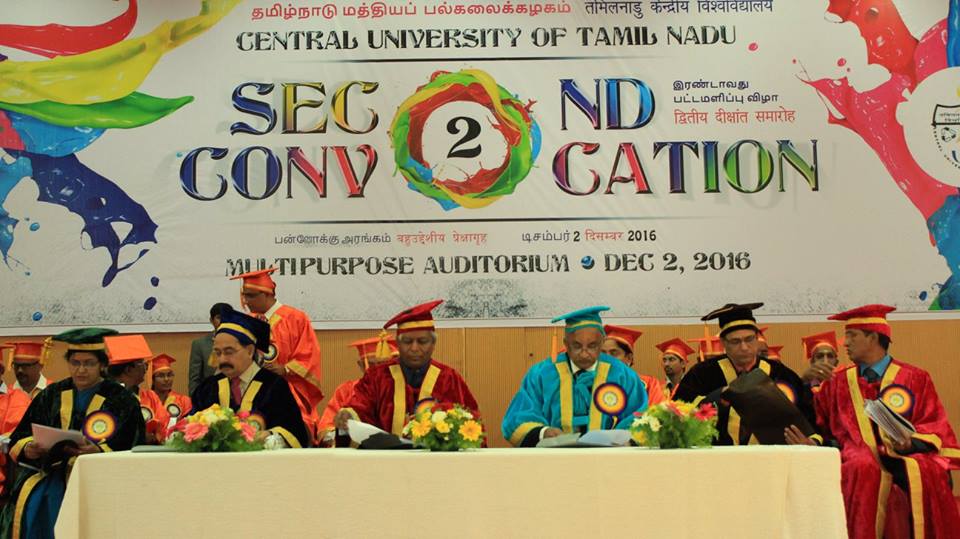 Central University of Tamil Nadu Convocation