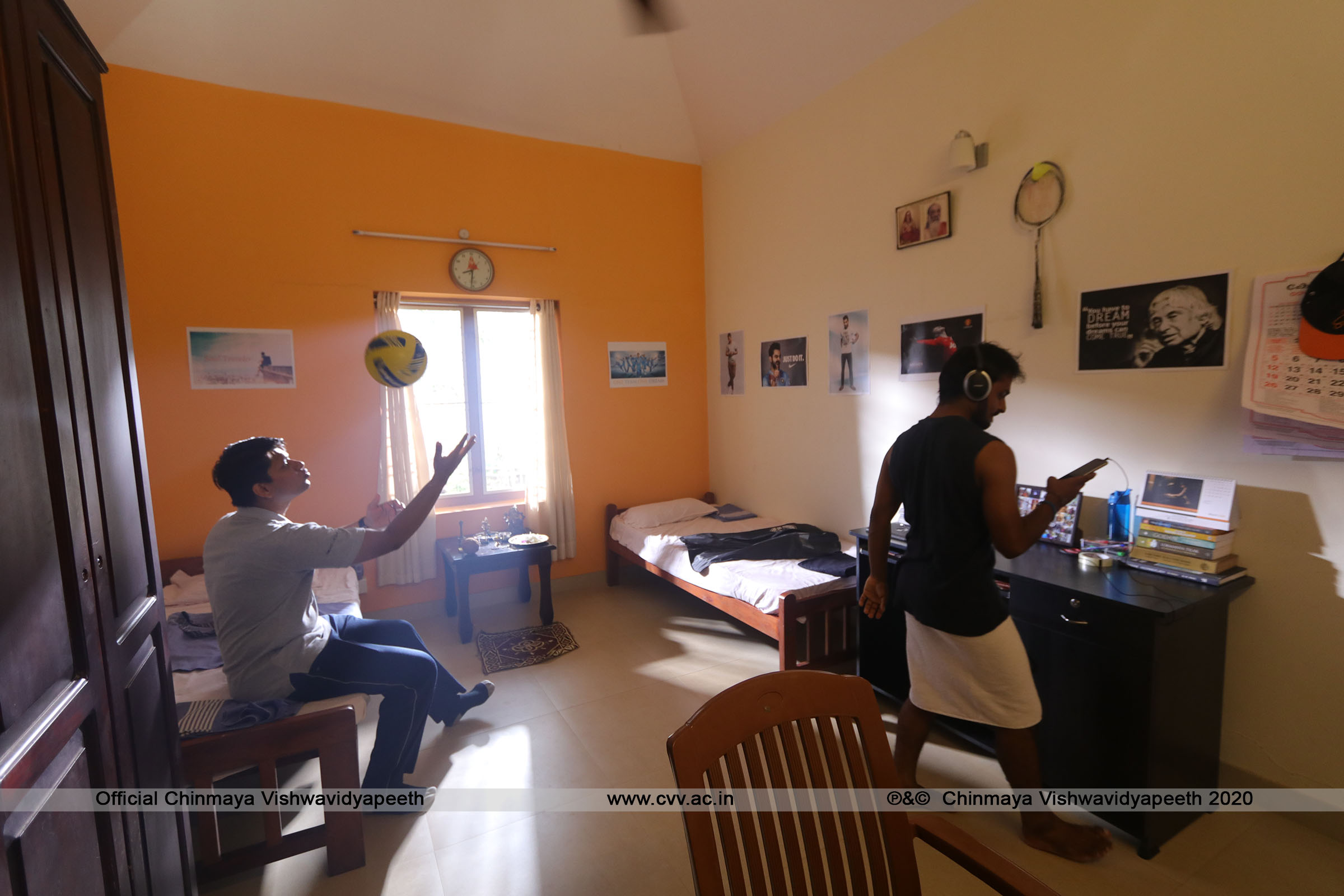 Chinmaya Vishwa Vidyapeeth Kochi Hostel Room(1)