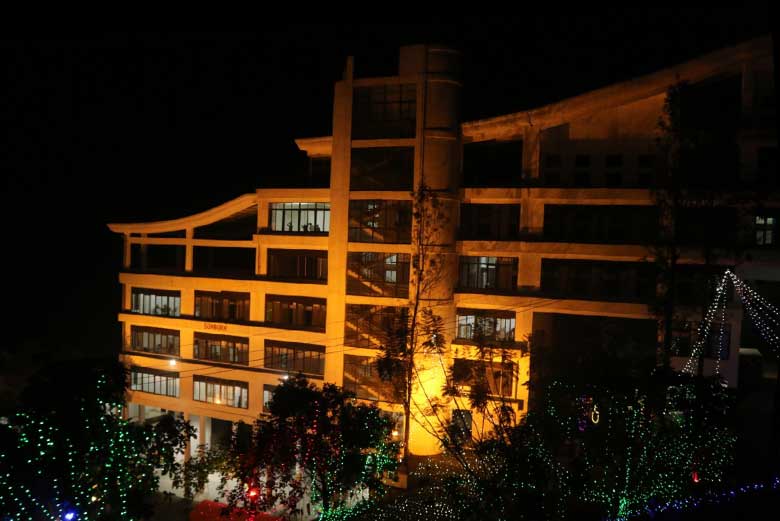 DC School of Management and Technology Night View