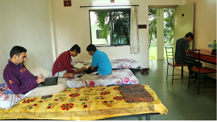 Dharmsinh Desai University Hostel Room