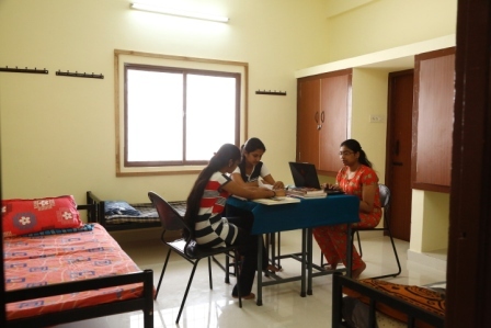 Dr MGR Educational and Research Institute Hostel Room