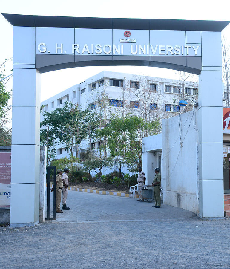 G H Raisoni University, Saikheda Entrance(2)