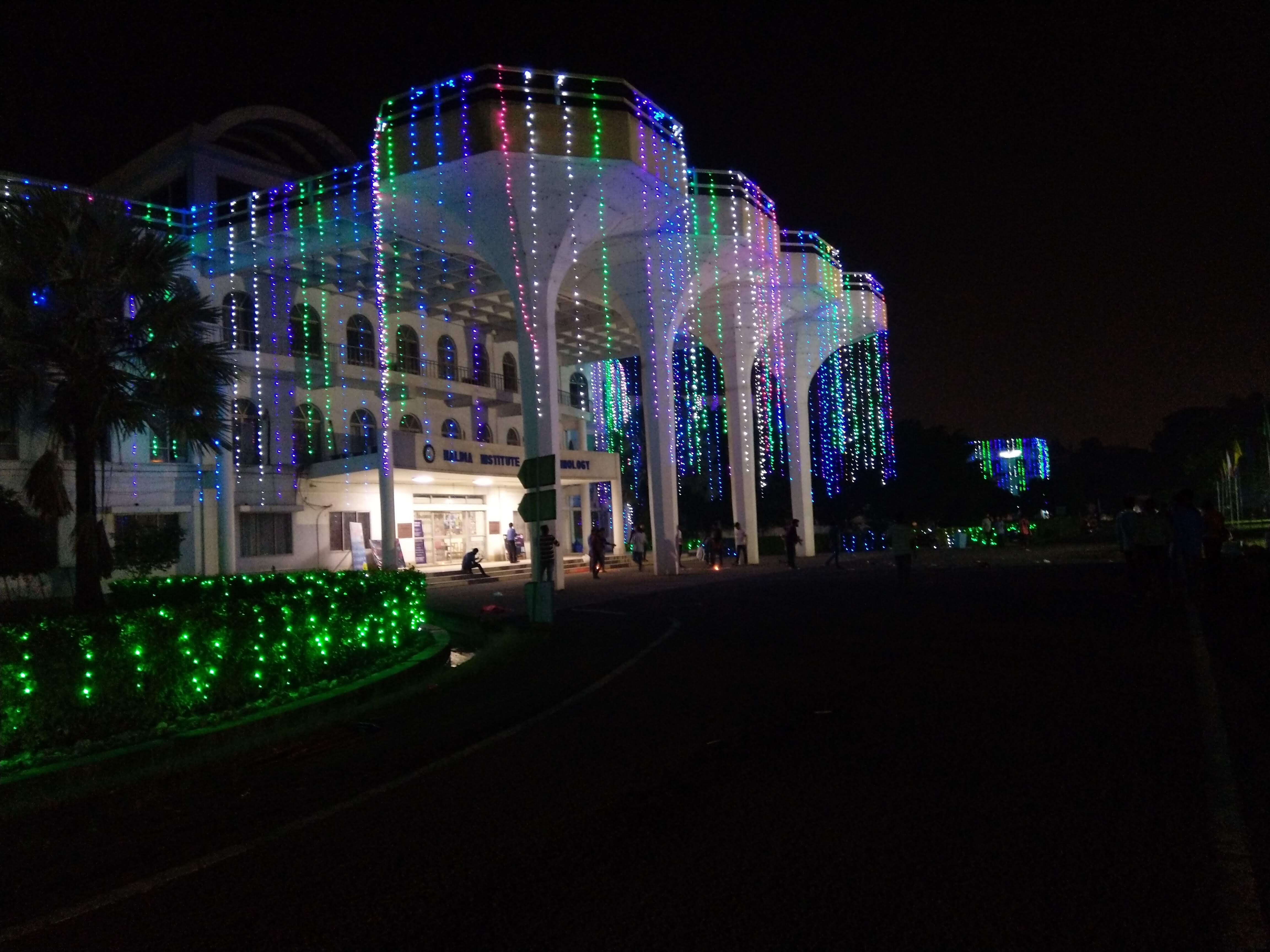 Haldia Institute of Technology Night View