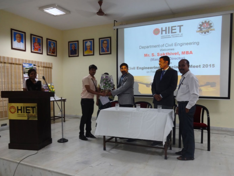 Hindustan Institute of Engineering Technology Seminar hall