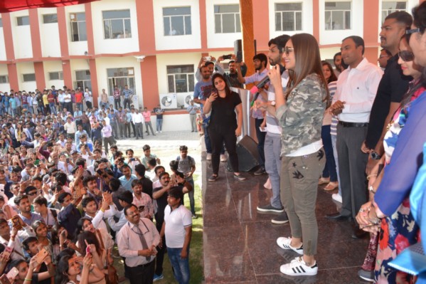 IIMT University Celebrity Visit