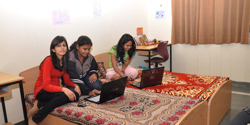 Jagannath University Jaipur Hostel Room