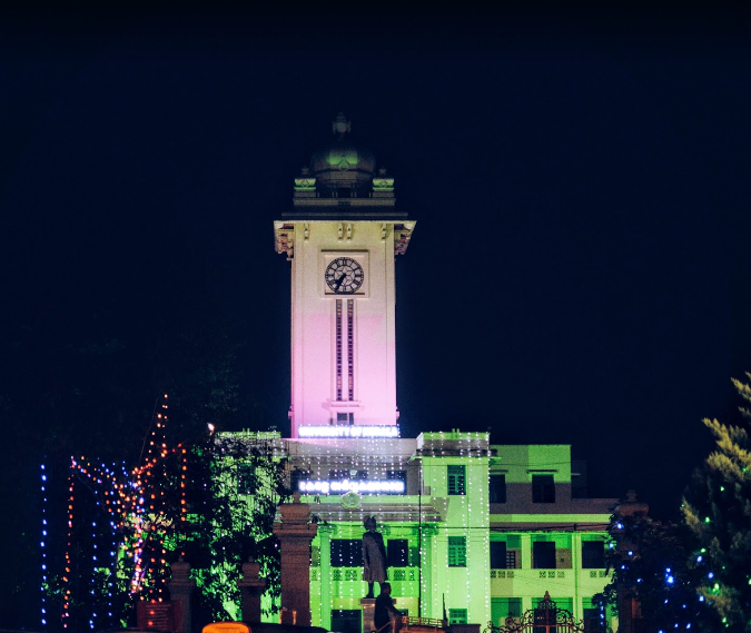 Kerala University Night View