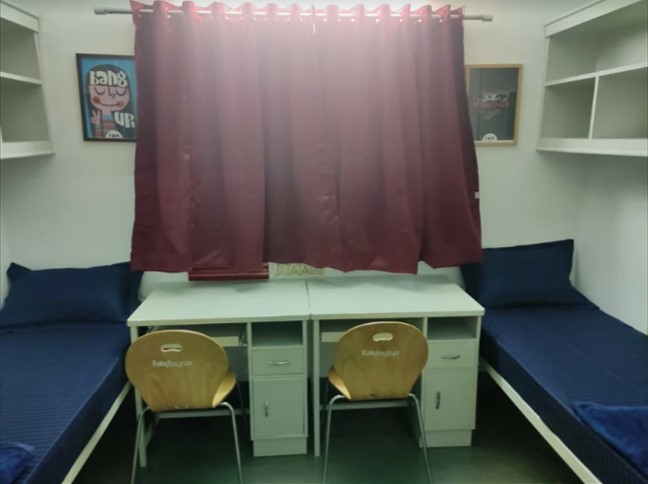 KG Reddy College Hostel Room