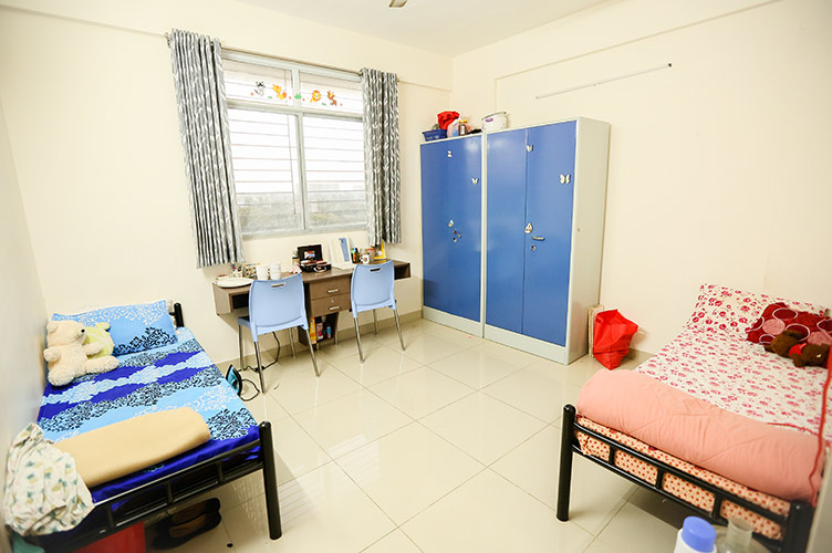 Krupanidhi Degree College Hostel Room